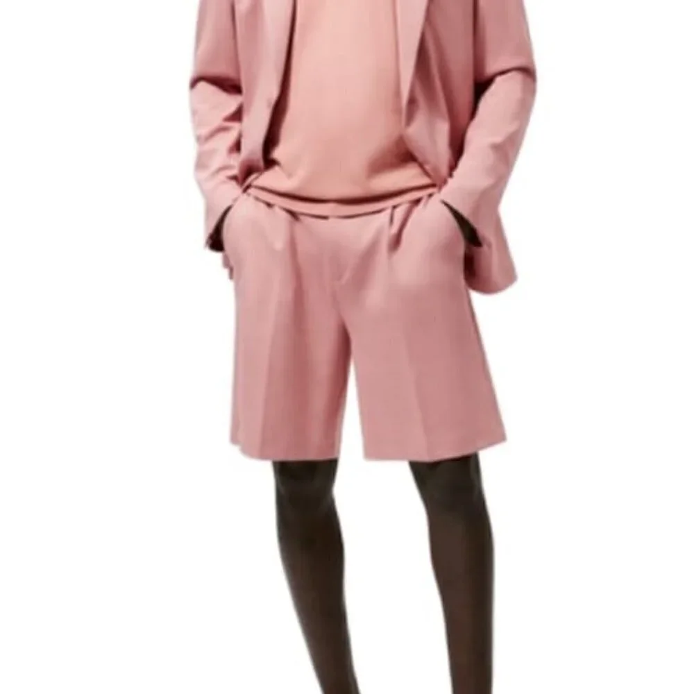ZARA PLEATED SUIT SHORTS | 1608/309